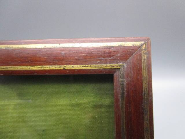 Small old frame in inlaid wood