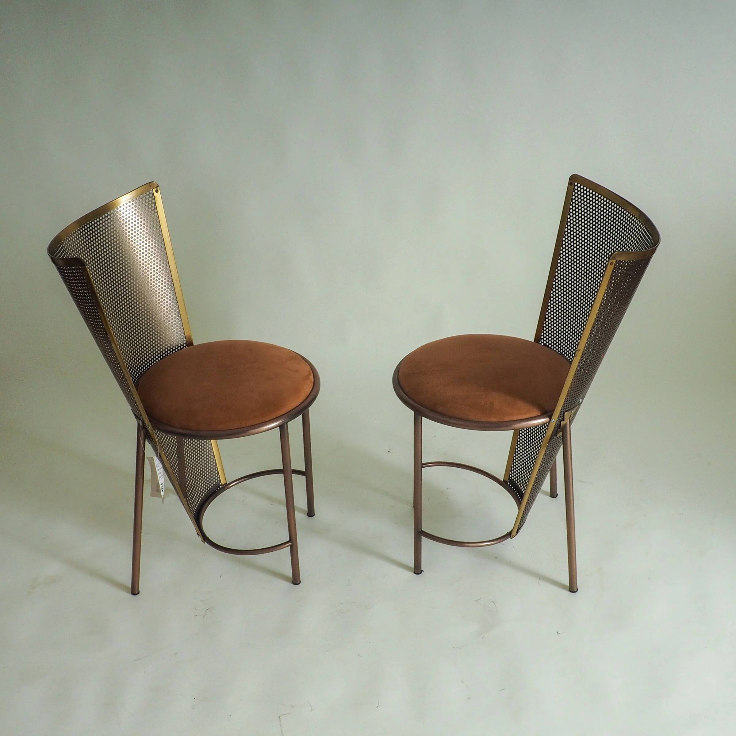 Set of 2 Sevilla EXPO '92 chairs by Frans Van Praet for Belgochrom (#35 & #36 /100)