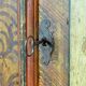 Antique Folk Art Hand Painted Cabinet, circa 1850