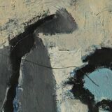 Bengt Nordquist, Composition, Oil on Canvas, 1963, Framed