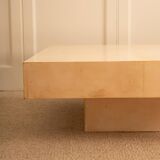 Table basse parchemin - 1970s