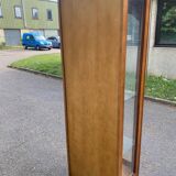 Vitrine anglaise en bois massif 1 porte 190cm