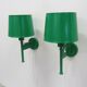 Pair of Scandinavian wall lights Luxus by Uno and Östen Kristiansson