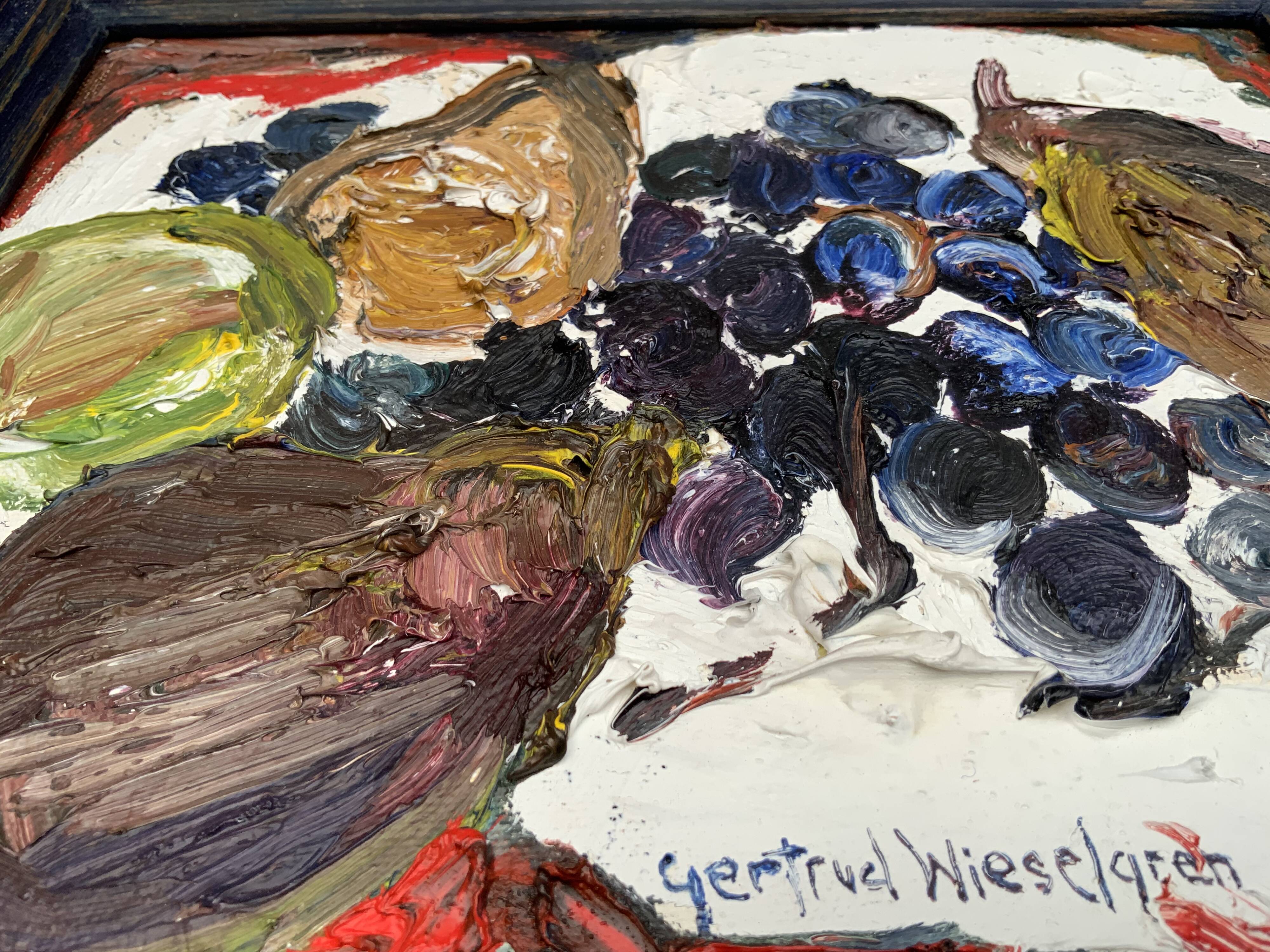 Wieselgren peinture à l'huile nature morte 1991