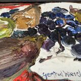 Wieselgren peinture à l'huile nature morte 1991