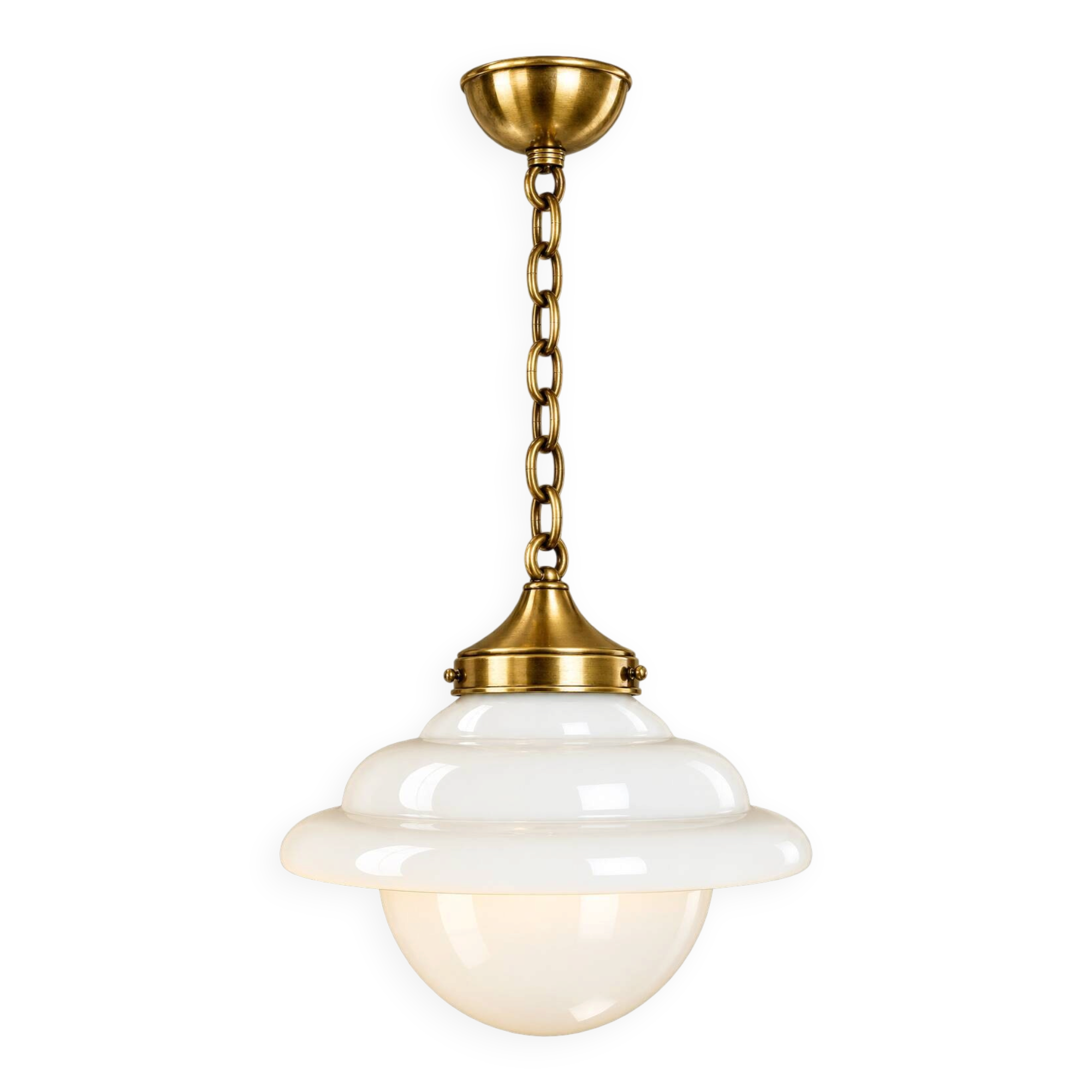 Modern Mid-Century pendant light, 1940s