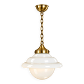 Modern Mid-Century pendant light, 1940s