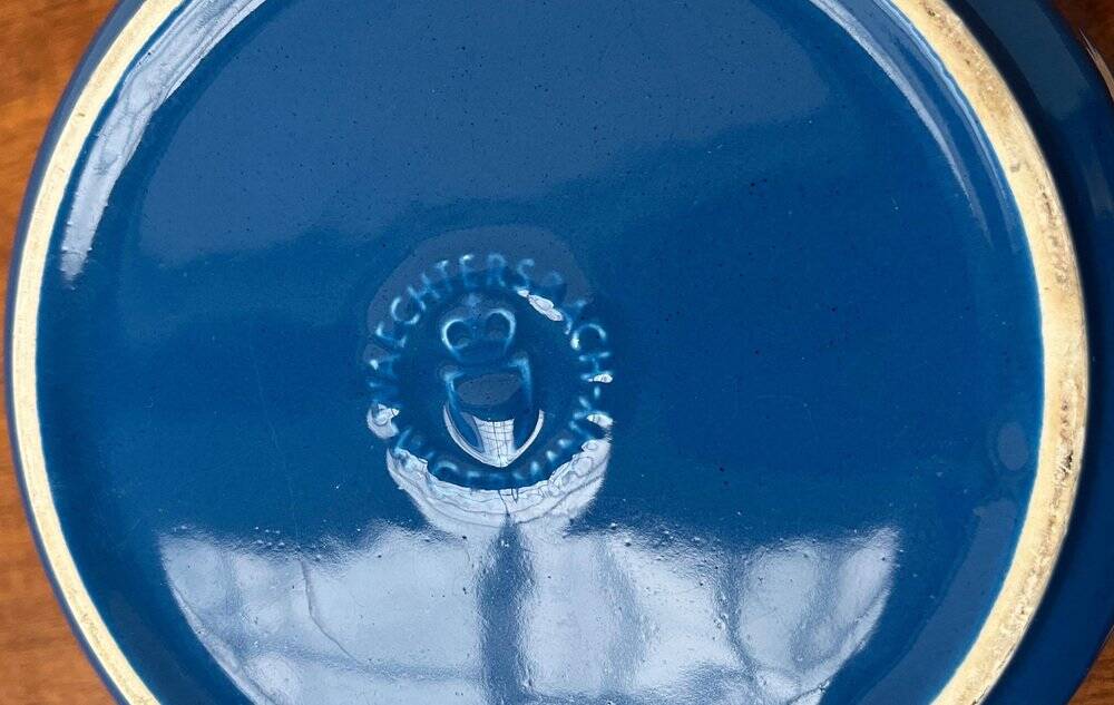 German ceramic bowl from the mid-century by Wächtersbach, 1960s.