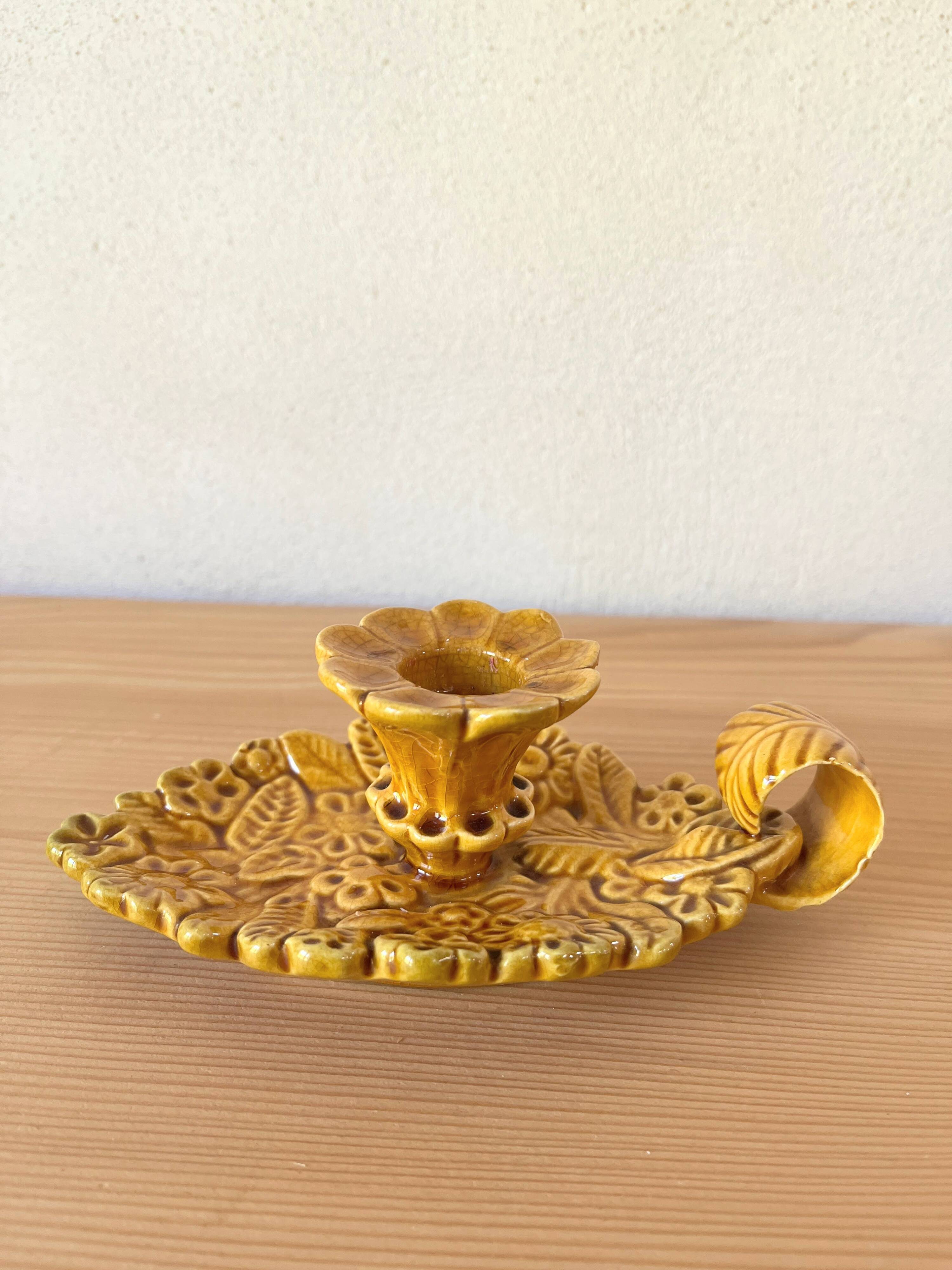 Ceramic candlestick