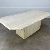 Table basse travertin