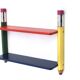 Wall shelf by Pierre Sala with giant pencils, 1980s.