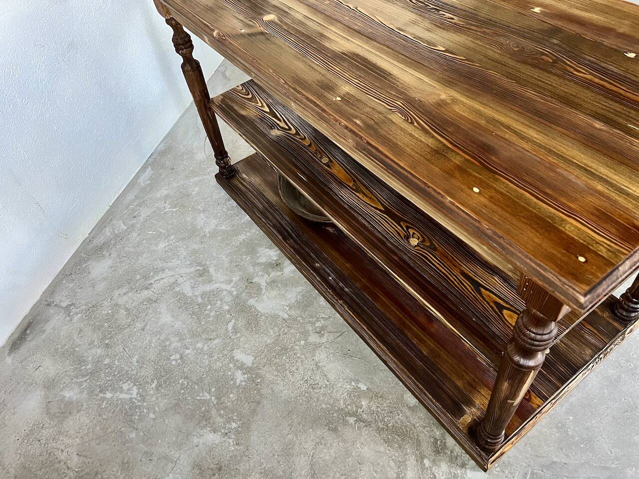Table - 50s drapery console