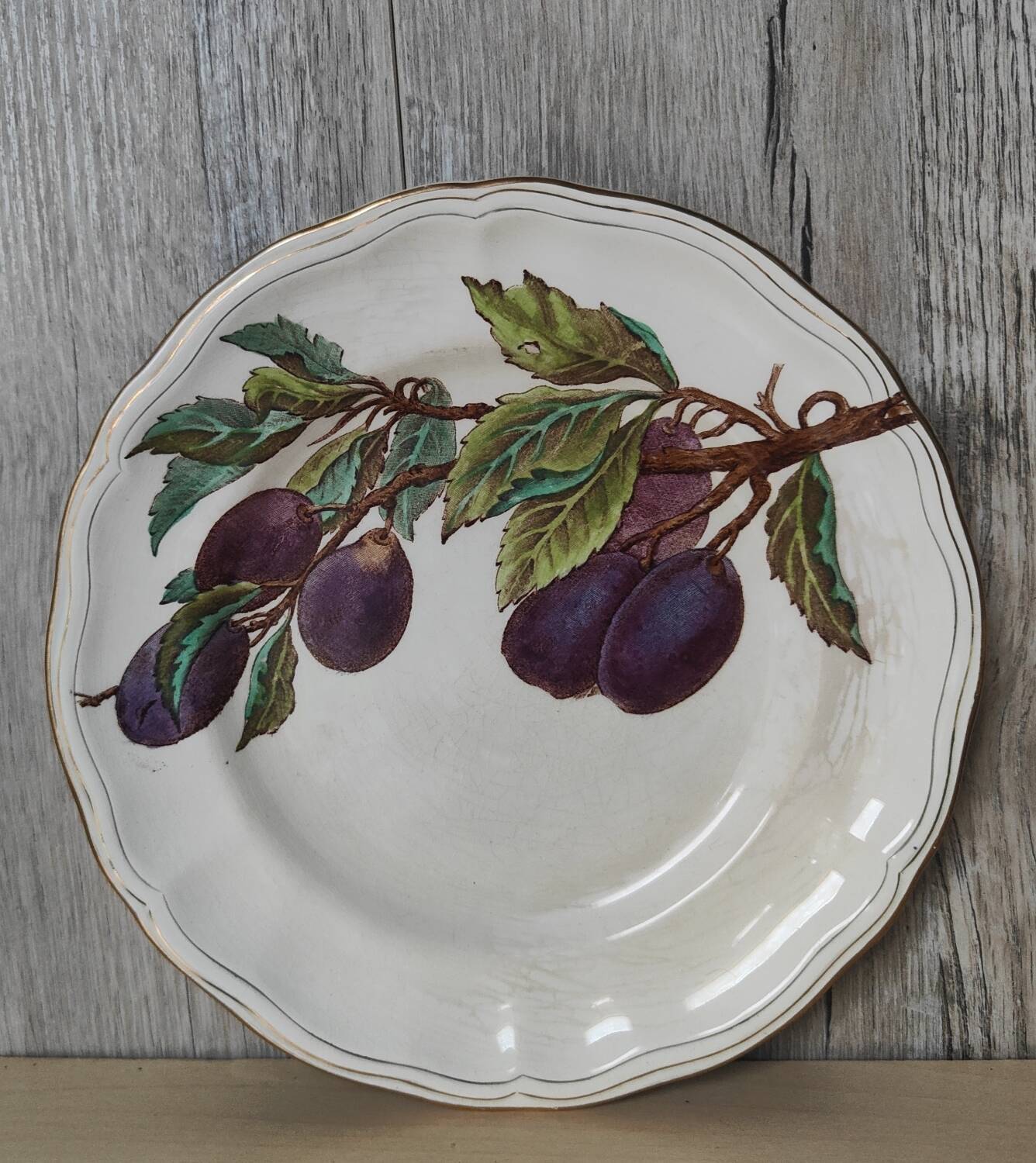Longchamp Terre de Fer Fruit Plates