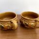 Pair of Japanese Majolica Soup Bowls Featuring Tomatoes and Onions