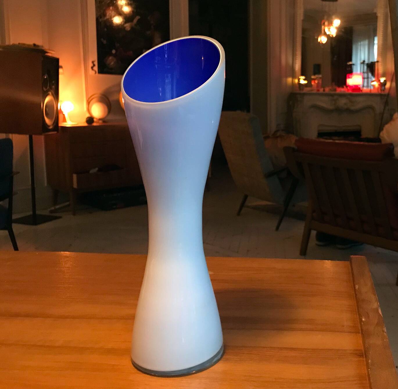 Vintage Vase • Incamiciato • Murano Glass • 1960