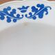 6 assiettes creuses Boch feuilles de chêne