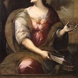 Pair of 17th century Italian paintings, Sibyls