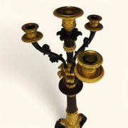 Large Pair of Gilded Bronze Chandeliers - Restoration Period (1815-1830)