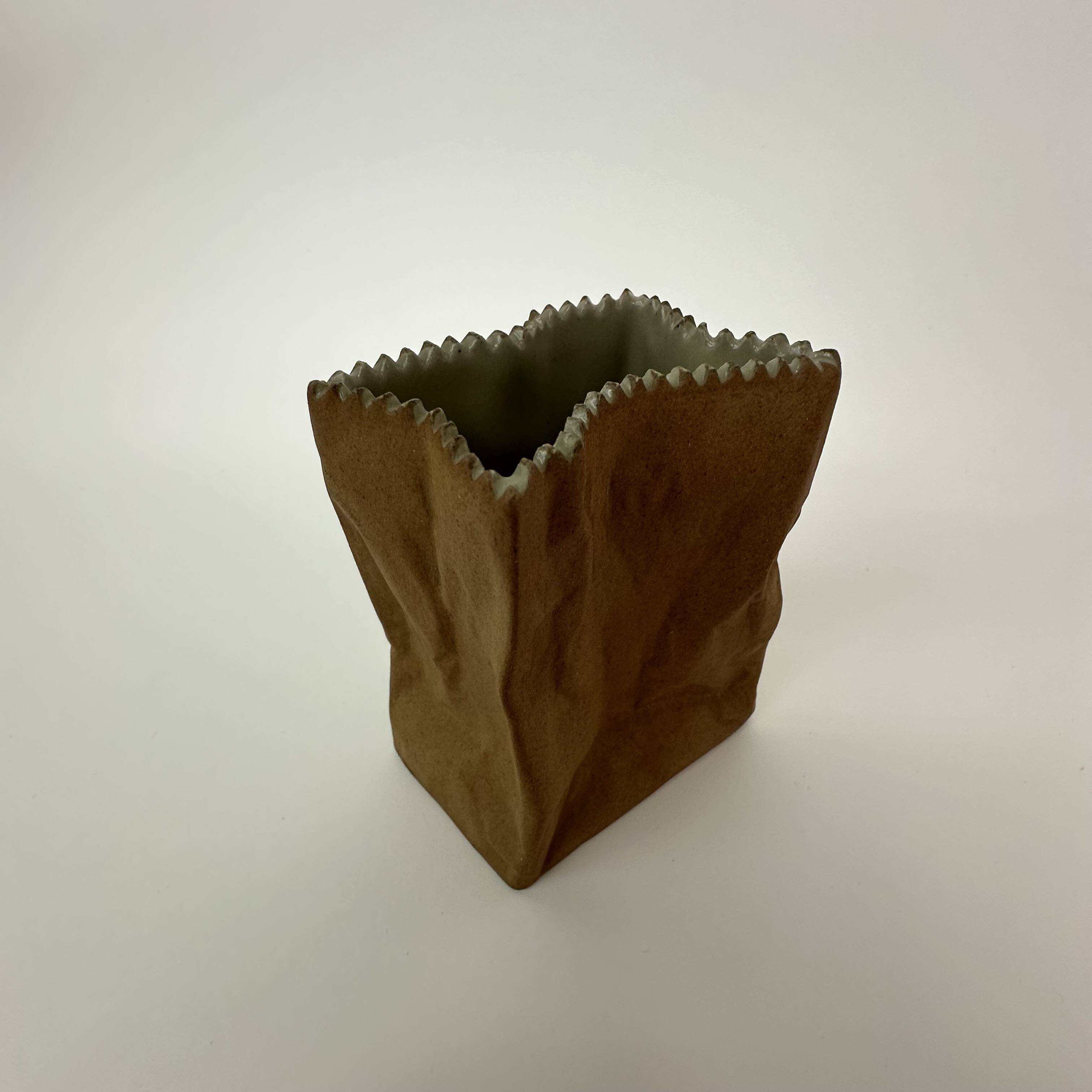 Rosenthal Paper bag vase by Tapio Wirkkala , 1970’s