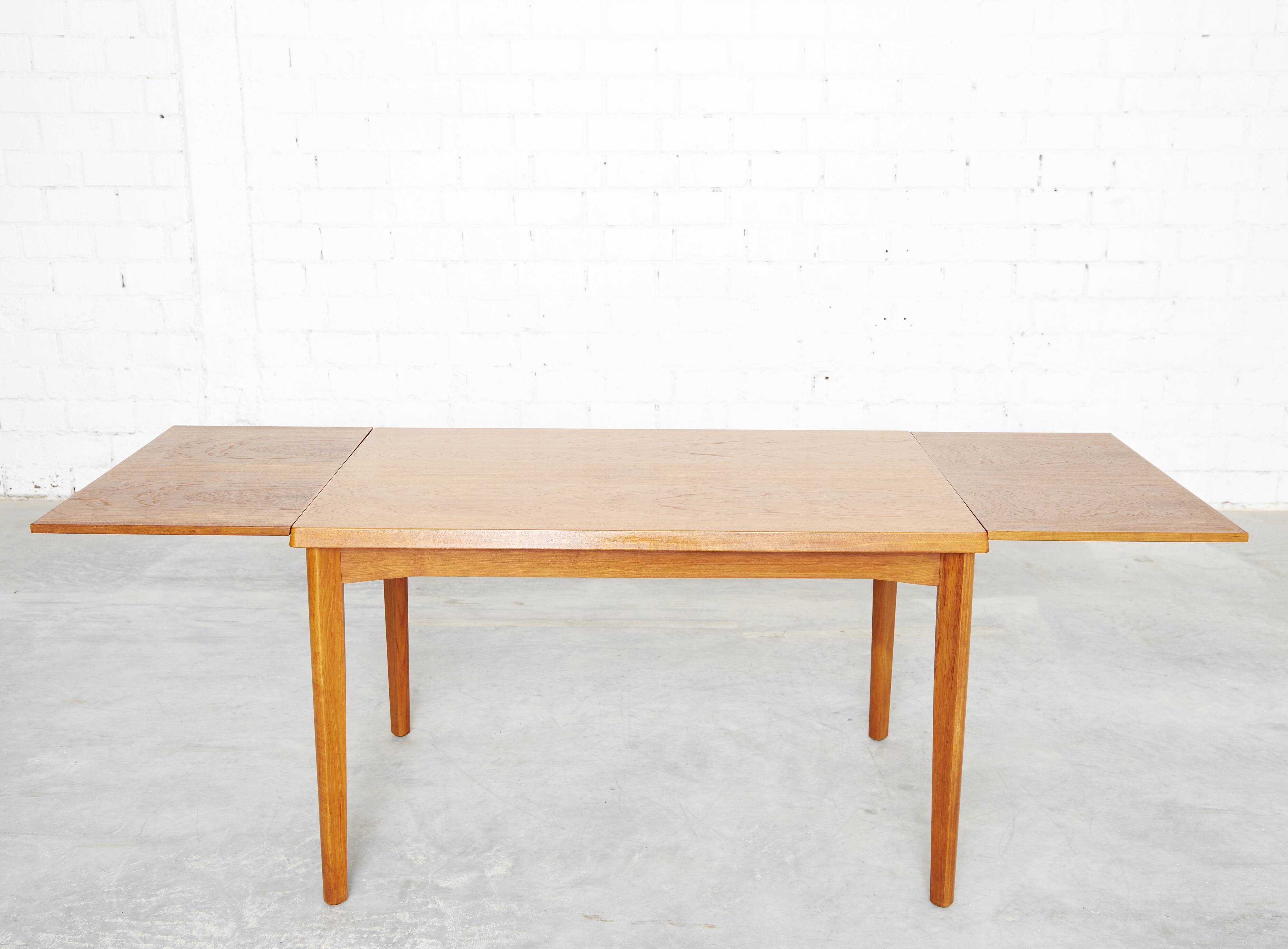 Expandable Dining Table by Henning Kjaernulf for Velje, 1960s