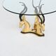 Hollywood Regency style coffee table brass antelope France 1970