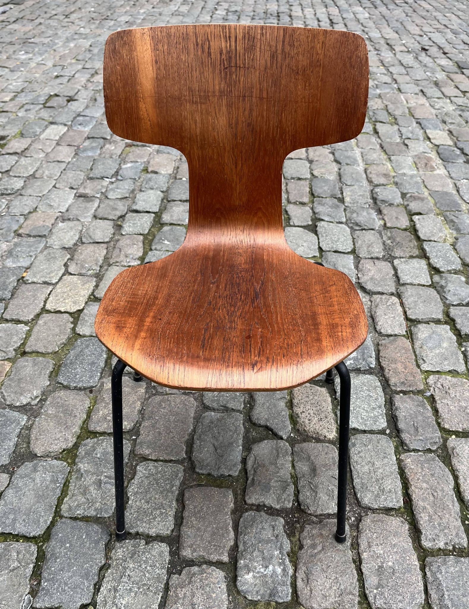 Chaise en teck par Arne Jacobsen, Danemark, 1960's