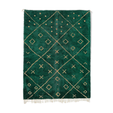 Modern Moroccan carpet green