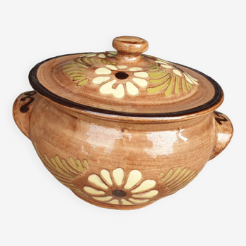 Glazed terracotta soup tureen