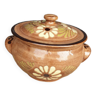 Glazed terracotta soup tureen