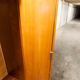 Scandinavian wardrobe 1960 honey color 4 doors L 205 cm