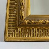 Bevelled mirror with 20th century gold frame - 105x74cm