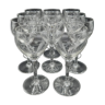 Crystal wine glass chiseled bee decoration