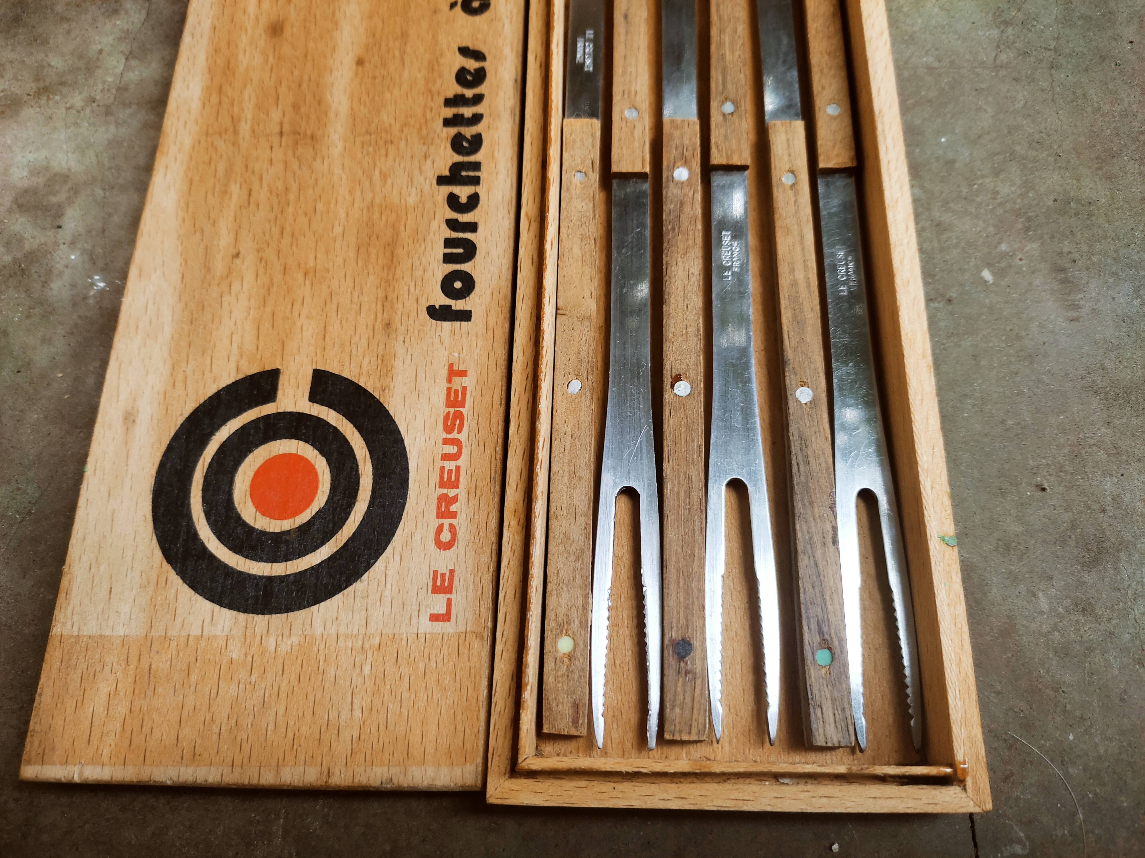 Fondue forks le Creuset