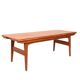 Vintage Kai Kristiansen height-adjustable coffee/dining table for Trioh, 1970s