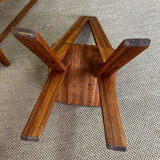 Chair and bench in solid wood