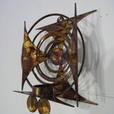 Brutalist Iron Candleholder by Henrik Horst, 1960s