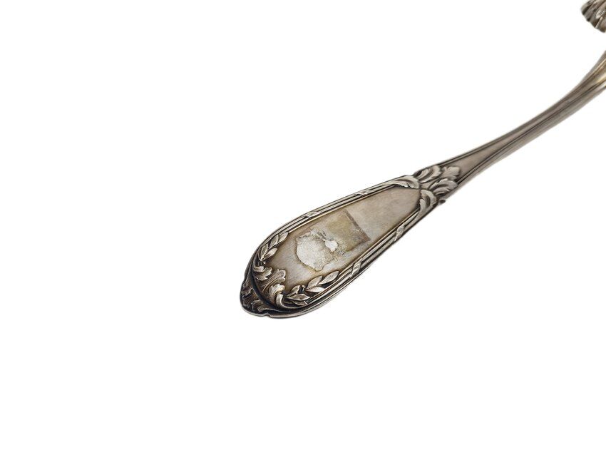 Biedermeier marinated tomato spoon, France, 1900s