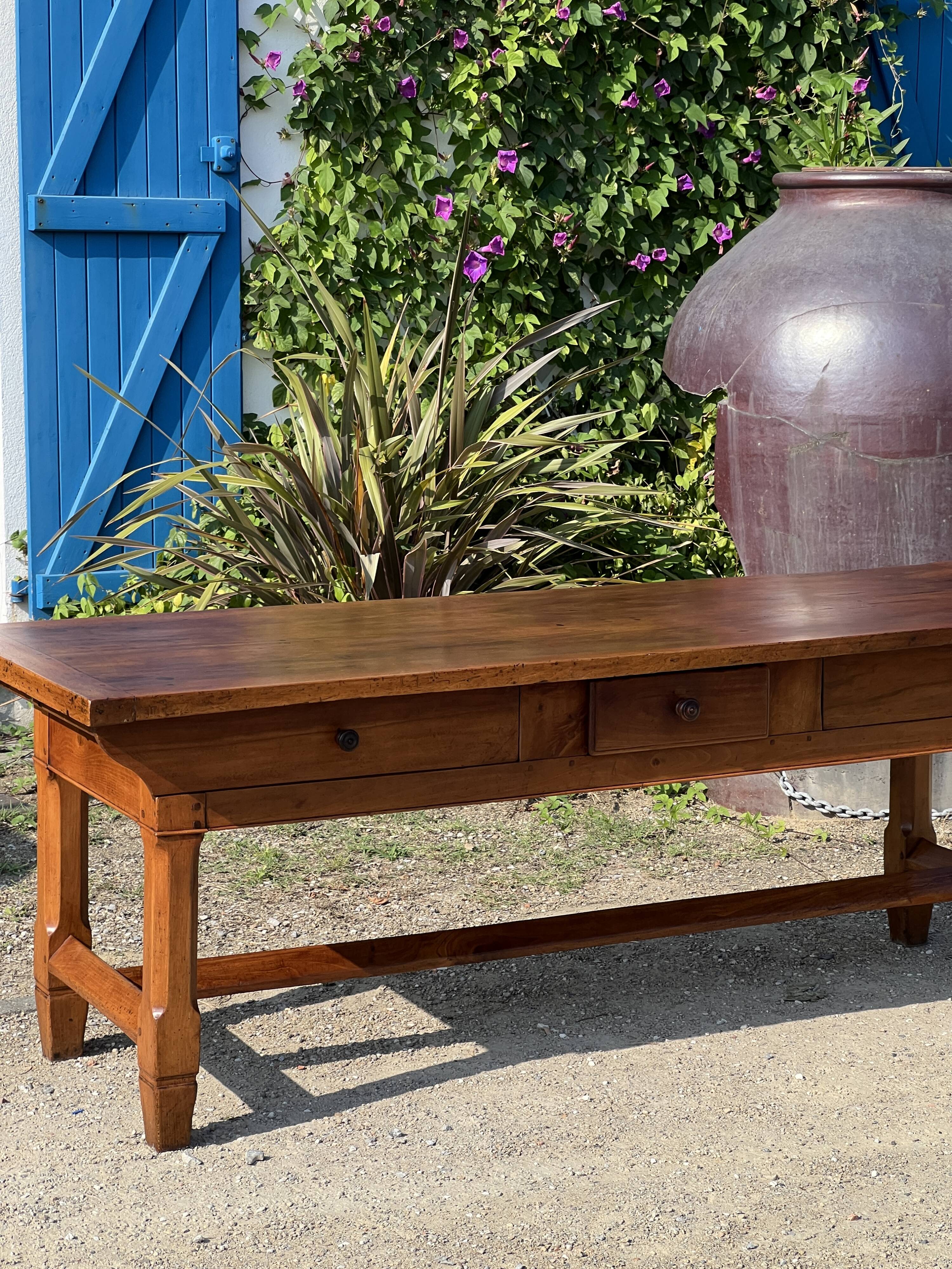 Walnut farm table