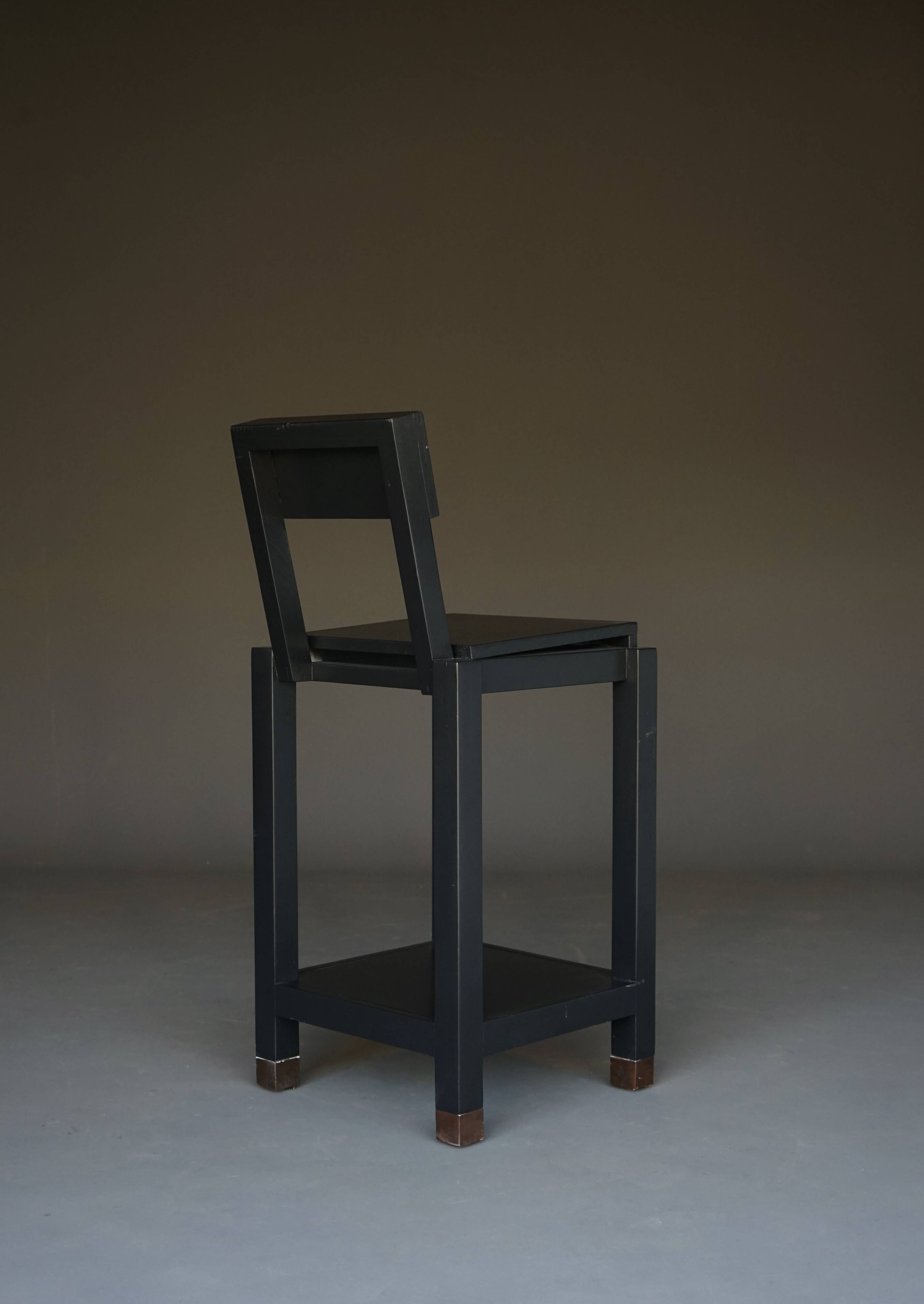 Tabouret haut de Pepijn Fabius Clovid, années 2020.