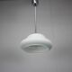 Suspension en verre et métal chromé, Tchécoslovaquie 1960