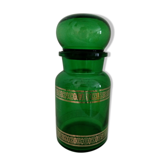 Green and gold jar