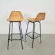 Bar Stools from Rohé Noordwolde, 1960, Set of 2