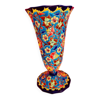 Vase Émaux de Longwy