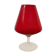 Vintage red vase Italy 1970