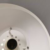 White hanging lamp from the 1980s, produced by Form-Light Denmark.