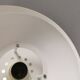 White hanging lamp from the 1980s, produced by Form-Light Denmark.
