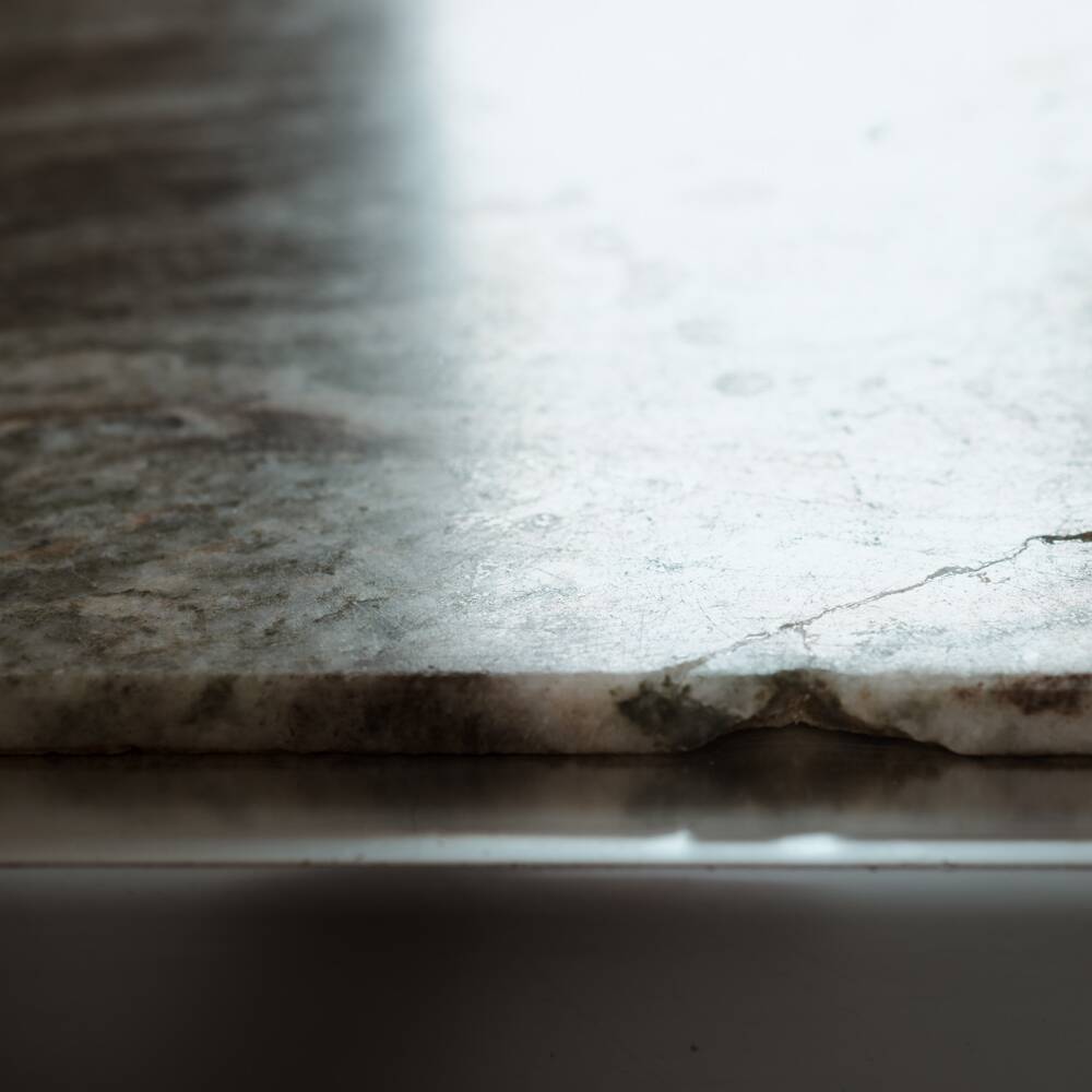 Kho Liang Ie for Artifort dining table marble aluminium, 1970s