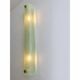 Contemporary Modern Green Graniglia ”Canalina" Murano Glass Wall Sconce-Set