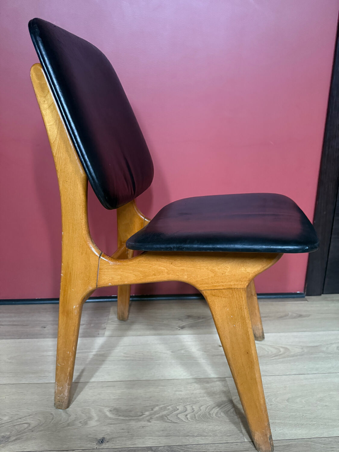 4 Art Deco chairs attributed to Selmersheim Paris, circa 1930.