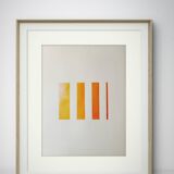 Minimalist geometric painting